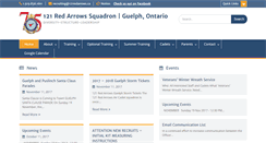 Desktop Screenshot of 121redarrows.ca